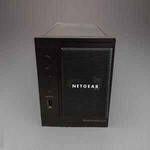Netgear ReadyNAS Duo v2 RND-2B Diskless NAS No Drives Power Cord Read